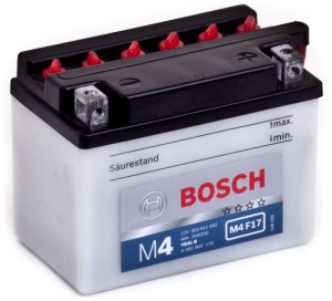 Автомобильный аккумулятор Bosch M4 504 011 002 (YB4L-B)