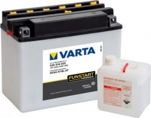 Аккумулятор для мототехники Varta SY50-N18L-AT Funstart FP 520016020 20 Ah евро сух. с пакетом электролита