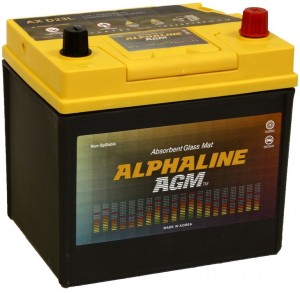 Аккумулятор для легкового автомобиля Alphaline 6CT-60 AGM D3L Об