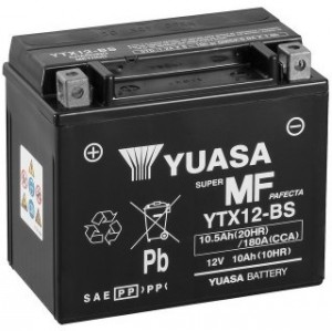 Аккумулятор для мототехники Yuasa YTX12-BS пп