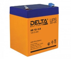 Аккумулятор для мототехники Delta battery HR 12-5.8 5.8Ач пр