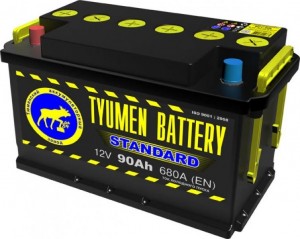 Аккумулятор для легкового автомобиля Tyumen Battery Standard 6СТ-90Ач N 680А Пр