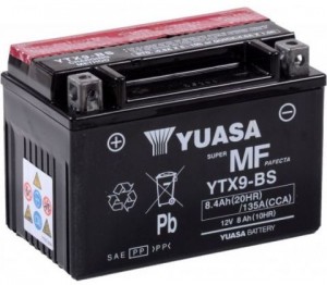 Аккумулятор для мототехники Yuasa YTX9-BS 8Ач Пр