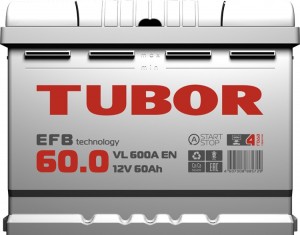 Аккумулятор для легкового автомобиля Tubor OEM EFB 60Ач Об