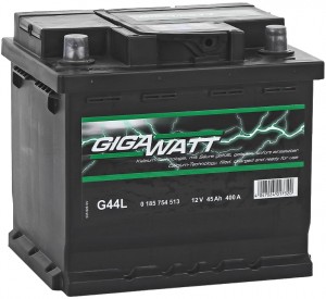 Автомобильный аккумулятор Gigawatt G44L