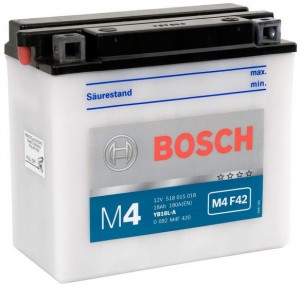 Аккумулятор для мототехники Bosch 18Ач M4 518 015 018 (YB18L-A)