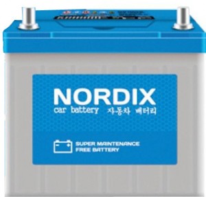 Аккумулятор для легкового автомобиля Nordix 55ah 480A об