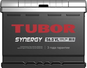 Аккумулятор для легкового автомобиля Tubor Synergy 55 Ач Об