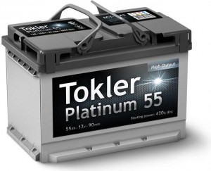 Аккумулятор для легкового автомобиля Tokler Platinum евро 58014 80Ah