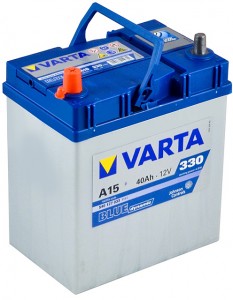 Аккумулятор для легкового автомобиля Varta Blue Dynamic 6СТ-40/330А ASIA 540 127 540 127