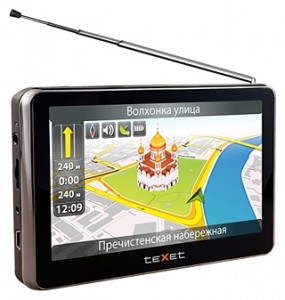 Портативный GPS-навигатор Texet TN-770TV Navitel