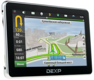 Портативный GPS-навигатор DEXP Auriga DS504