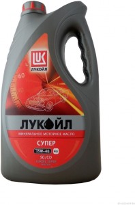 Моторное масло Лукойл Супер SG/CD 15W-40 4л