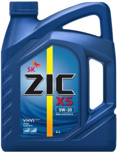 Моторное масло ZIC X5 5W-30 4л