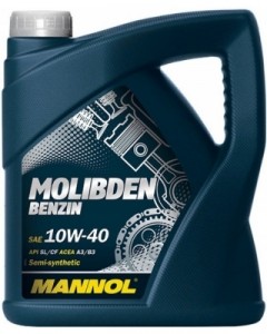 Моторное масло Mannol Molibden Benzin 10W/40 4л 1121