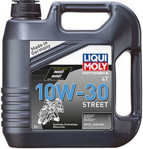 Моторное масло Liqui Moly Motorbike 4T Street 10W-30 4л