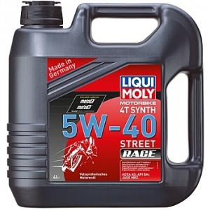 Моторное масло Liqui Moly Motorbike 4T Synth Street Race 5W-40