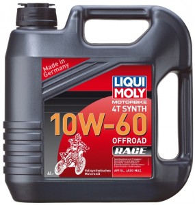 Моторное масло Liqui Moly 3054 Motorbike 4T Synth Offroad Race 10W-60 4л