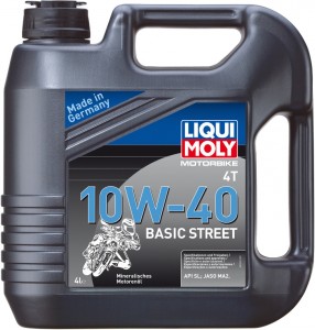 Моторное масло Liqui Moly Motorbike 4T Basic Street 10W-40 4л