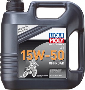 Моторное масло Liqui Moly Motorbike 4T Offroad 15W-50 4л