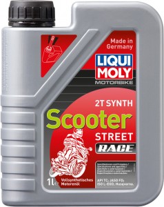 Моторное масло Liqui Moly 1053 Motorbike 2T Synth Race Scooter Street TC FD L-EGD 1 л