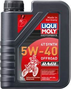 Моторное масло Liqui Moly Motorbike 4T Synth Offroad Race 5W-40 1л