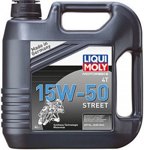 Моторное масло Liqui Moly Motorbike 4T Street 15W-50 4л