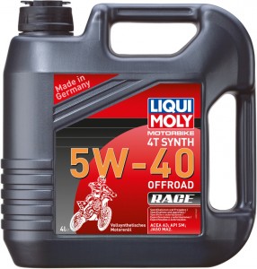 Моторное масло Liqui Moly 3019 Motorbike 4T Synth Offroad Race 5W-40 4л