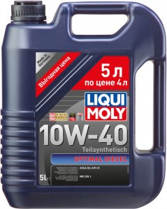 Моторное масло Liqui Moly Optimal Diesel 10W-40 5л