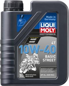 Моторное масло Liqui Moly 3044 Motorbike 4T Basic Street 10W-40 1л