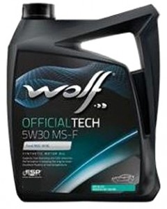 Моторное масло Wolf Officialtech 5W30 MS-F 5л