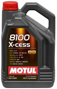 Моторное масло Motul 8100 X-cess 5W40 5л