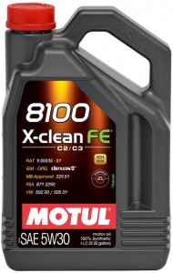 Моторное масло Motul 8100 X-clean FE 5W30 4л