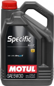 Моторное масло Motul Specific Dexos2 5W30 5л