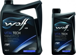 Моторное масло Wolf Vitaltech 5W40 PI C3 4л +1л