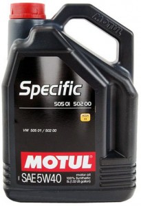 Моторное масло Motul Specific VW 505.01 5W40 5л