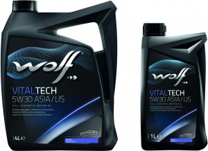 Моторное масло Wolf Vitaltech 5W30 Asia/US 4л + 1л