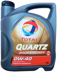 Моторное масло Total Quartz 9000 Energy 0W/40 5 л