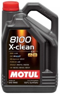 Моторное масло Motul 8100 X-clean 5W40 5л