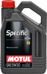 Моторное масло Motul Specific 229.52 5W30 5 л