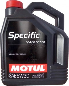 Моторное масло Motul Specific VW 504.00/507.00 5W 30 5л