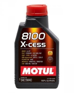 Моторное масло Motul 8100 X-cess 5W40 1л