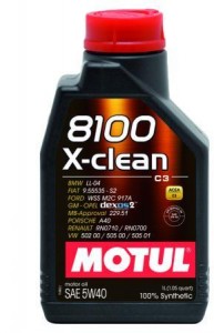 Моторное масло Motul 8100 X-clean 5W40 1л