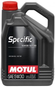 Моторное масло Motul Specific VW 504-507 5W/30 5л