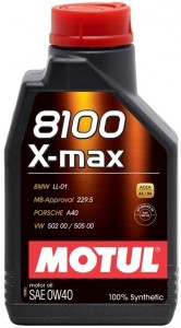 Моторное масло Motul 8100 X-max 0W40 1л