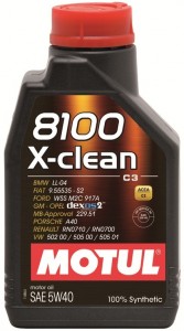 Моторное масло Motul 8100 X-clean 5W40 2л