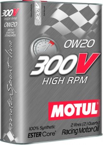 Моторное масло Motul 300V High RPM Ester Core 0W20 2л