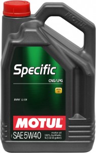 Моторное масло Motul Specific CNG/LPG 5W40 5л