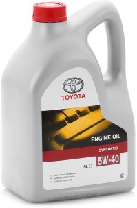 Моторное масло Toyota 08880-80375 Engine Oil Synthetic 5W/40 5л