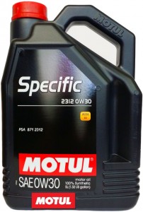 Моторное масло Motul Specific 2312 0w30 5л